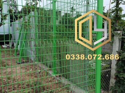 Hàng rào lưới thép nhúng nóng , sơn tĩnh điện